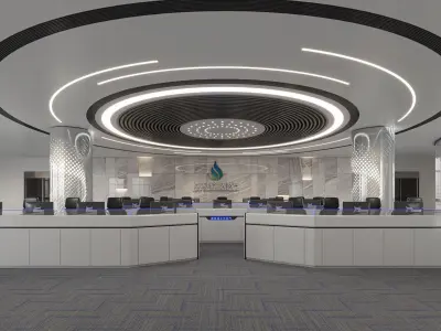 Sci-fi office 29 3D model