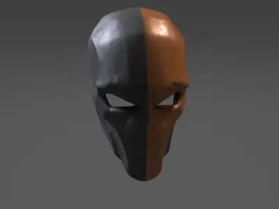 Skull Mask and Deathstroke Mask 3D print model