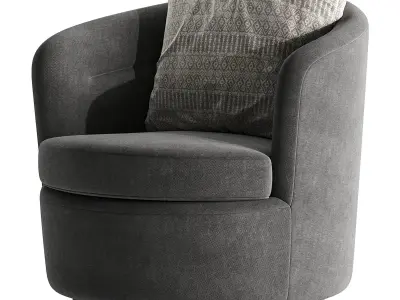 Viv Swivel Chair By westelm Free 3D model