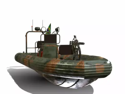 BARCO PATRULHA SURUCUCU BR Low-poly 3D model
