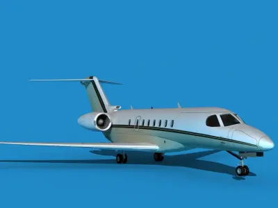 Cessna Citation C700 Longitude V10 3D model