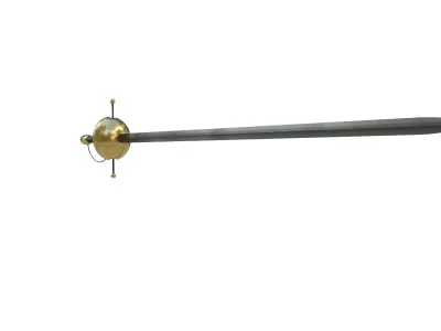 Medieval Rapier Low-poly 3D model