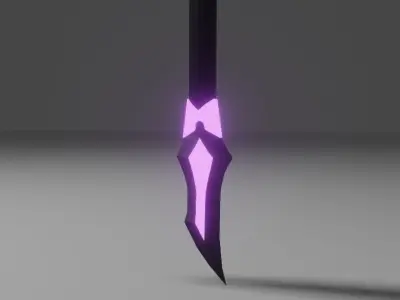 braid scythe 3D model