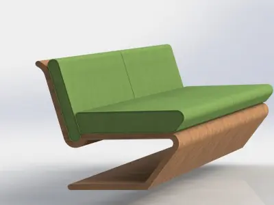 simple bench Free 3D model purchase