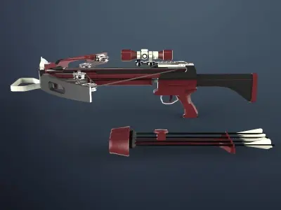 Crossbow apex legends 3D model