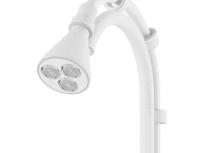 Quadrodesign FFQT garden shower 3D model