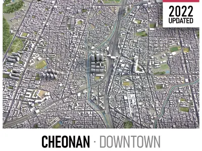 Cheonan Low-poly 3D model