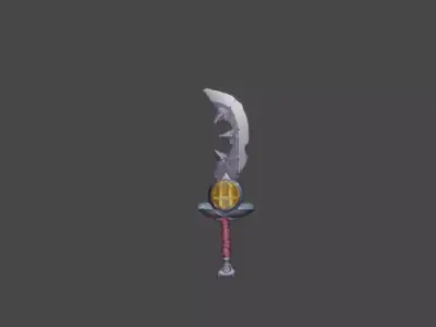 Zeloeman Sword A 38 Low-poly 3D model