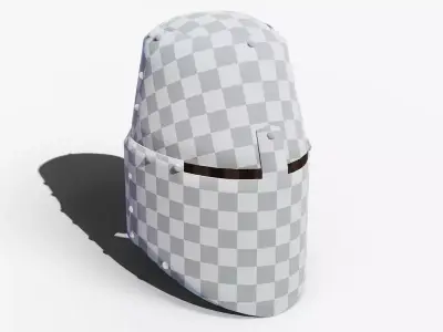 Great Helm Free low-poly 3D model