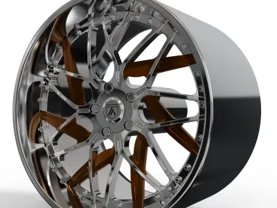 ASANTI AF832 WHEEL 3D MODEL 3D model