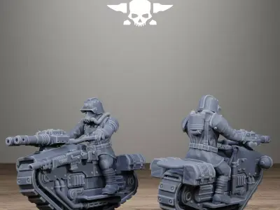 Grimguard War Treader 3D print model