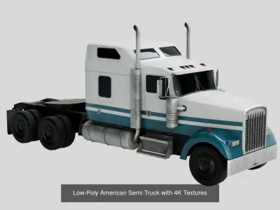 Commercial Trucks 3D Model Pack