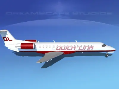 Embraer ERJ-140 Quicklink 3D model