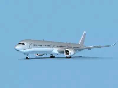 Boeing 767-400 Corporate 3 3D model