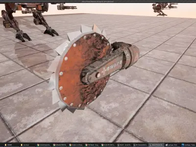 DARKMECH Pack Low-poly 3D model