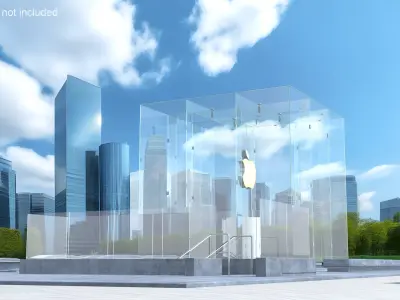 Apple Store Fifth Avenue New York 3D model