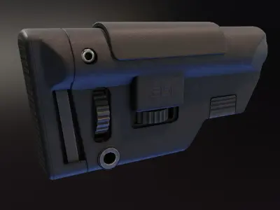 B5 Precision Stock Low-poly 3D model