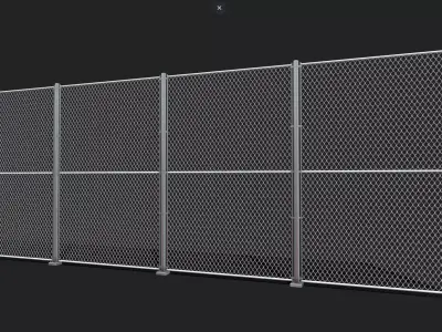 fence Wire 3D model