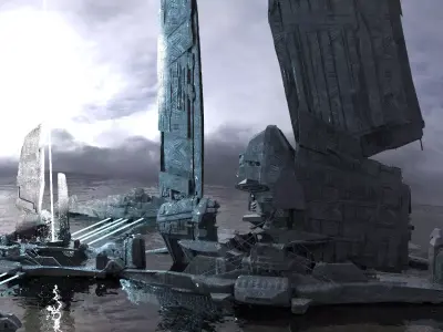 Halo Inspired Kit bash 3D model