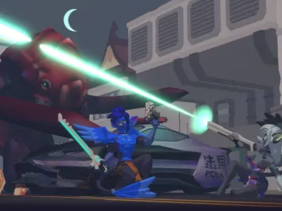 Acheron Gryphon Clean Low-poly 3D model