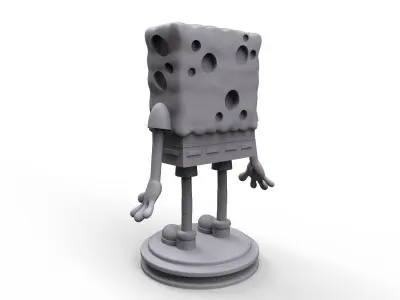 Spongebob squarepants standstill version Free 3D print model