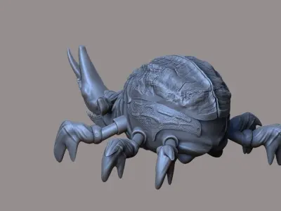 Monster egiptian beetle 3D model