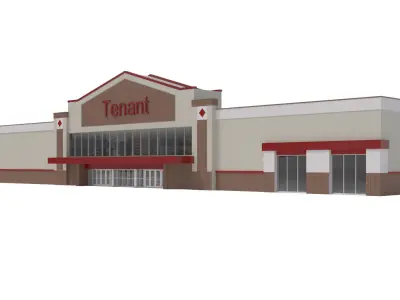 Retail-006 building 3D model