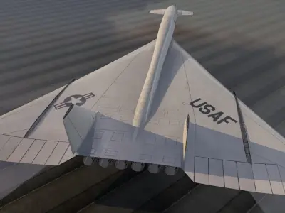 North American XB-70 Valkyrie 3D model