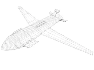 The Nightcrawler Low Poly unmanned aerial vehicle - unmanned ... Low-poly 3D model