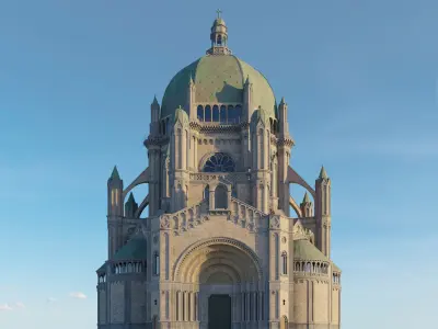 Royal Sainte Marie Church in Brussel Belgium 3D model