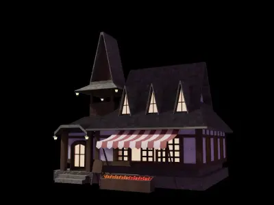 Medieval Shop 3D model