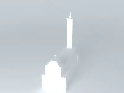 Christs Resurrection Church Free 3D model