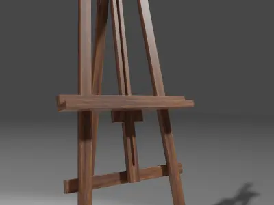 The Duck Adjustable Hardwood Easel by Path Design Free 3D model