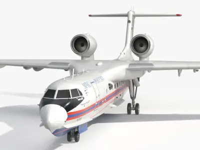 Beriev Be 200 Aircraft 3D model