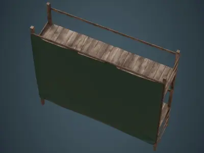 Scaffold 3A Low-poly 3D model