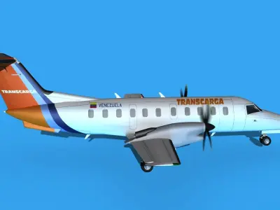 Embraer EMB120 Transcarga Venezuela 3D model