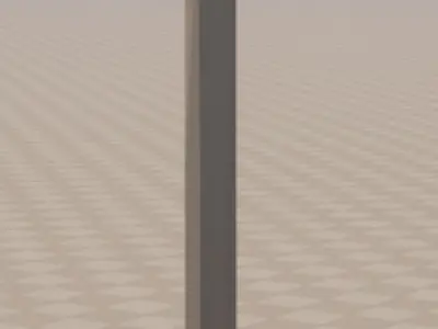 Ultra low poly metallic slayer fantasy sword game-ready asset Low-poly 3D model