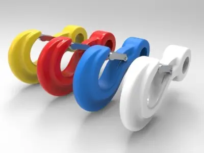 HOOK with Latch 3D model