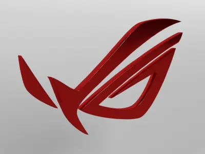 ROG Logo version1 011 Free low-poly 3D model