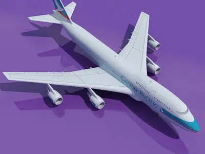 Cathay Pacific Boeing 3D model