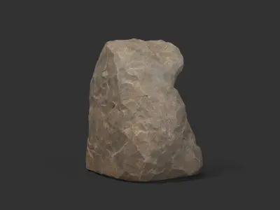 Sculpture Rock Woman 3D model