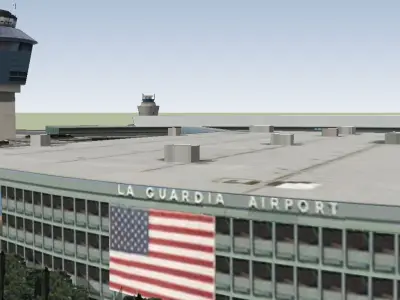 LaGuardia International Airport 3D model