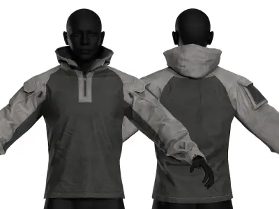 AEM01 TACTICAL JACKET Low-poly 3D model