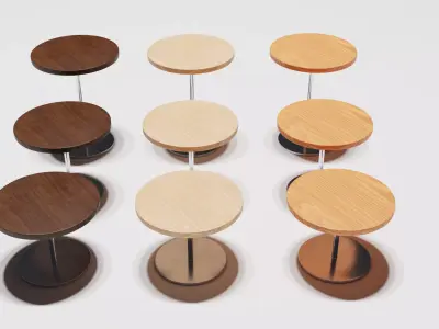 End Table Collection Free 3D model