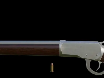 Winchester 1892 Free low-poly 3D model