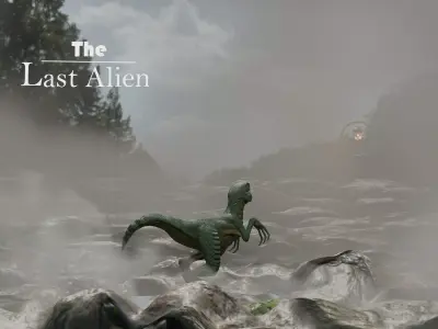 The Last Alien Low-poly 3D model