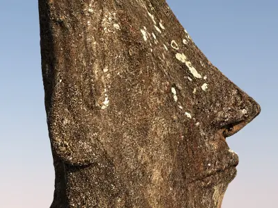 Moai Ultimate Low-poly 3D model