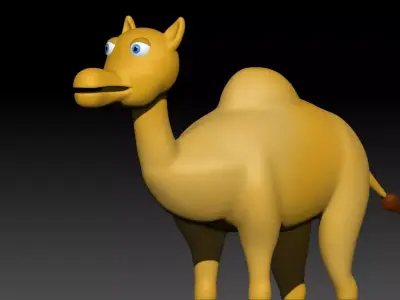 Camel 3d model stylized 3D model
