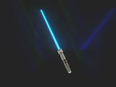 Plo Kun Sword Low-poly 3D model