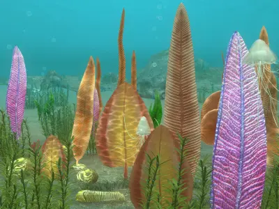 Ediacaran biota 3D model